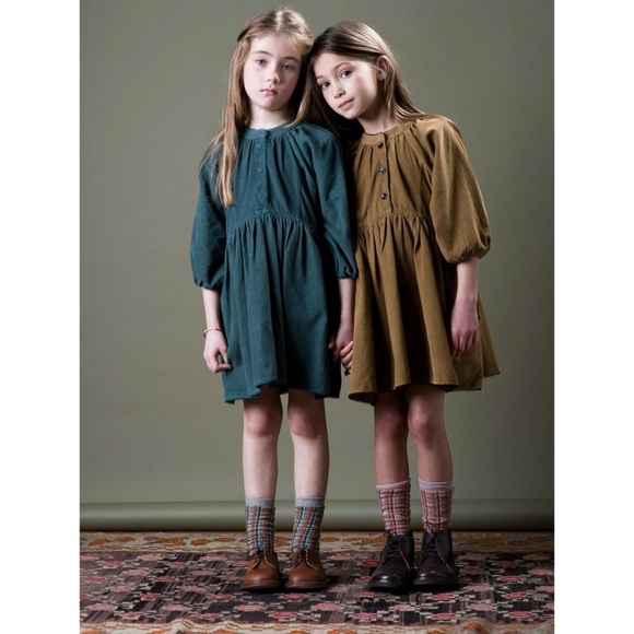 Caramel Corduroy Dress - Picture 2 of 14